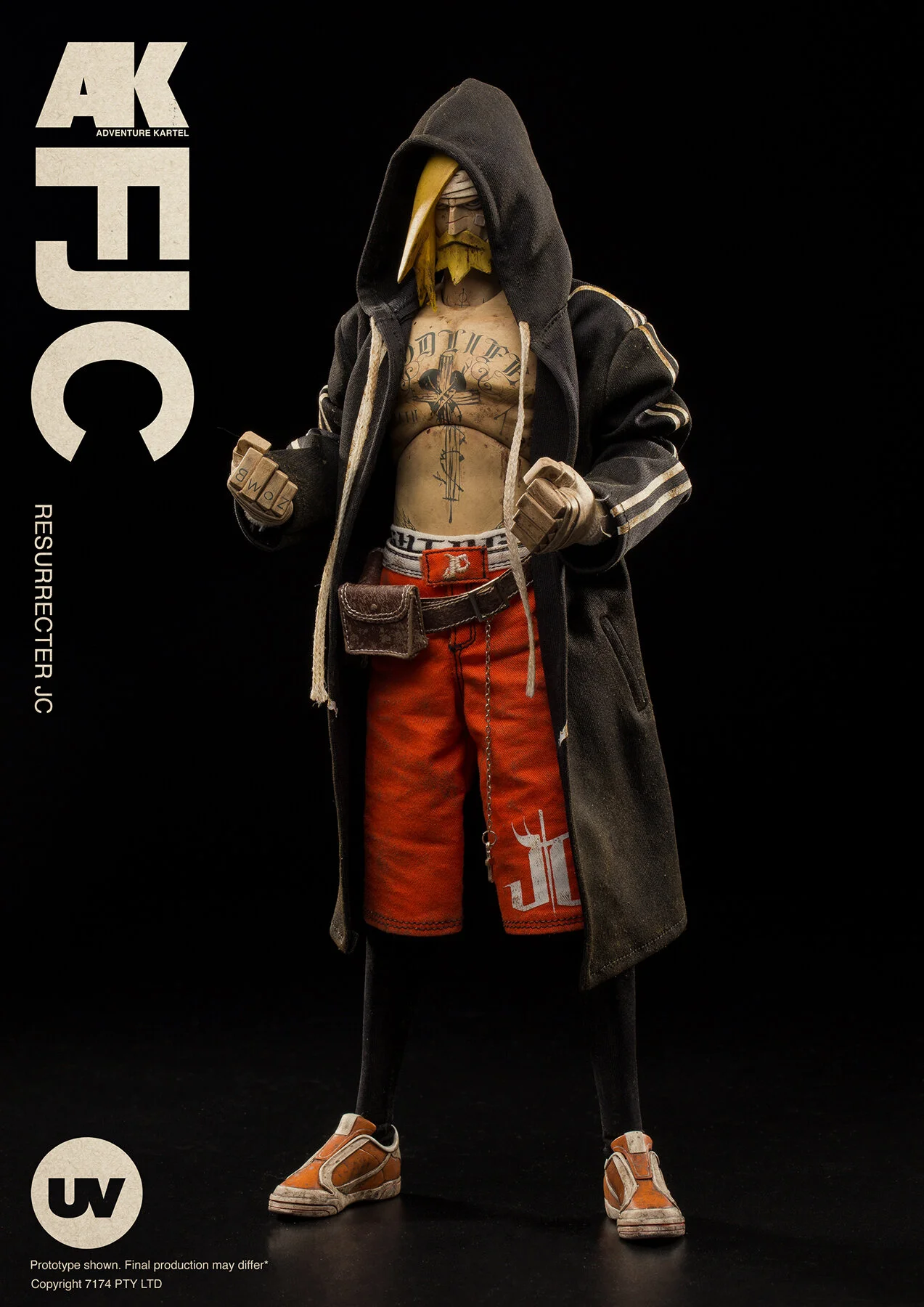 threeA　FIGHTING JC Fighting JC by Ashley Wood (one sixth) toy release info